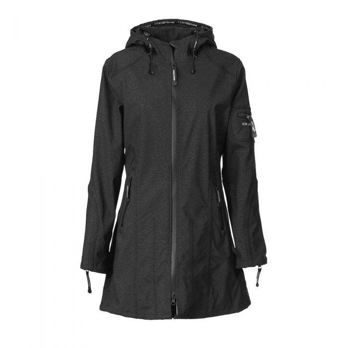 Ilse Jacobsen 3/4 Women's Rain Coat (Black) | MK Nordika