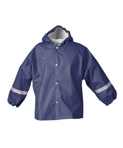 Waterproof Sleeves And Front NAVY Elka Fleece Smock With Hood 